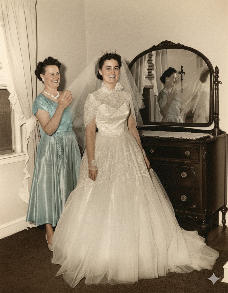 Mom-Dad Wedding 1953 (5)